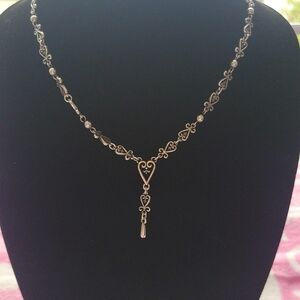 Brighton Silver Filigree Pendant Necklace